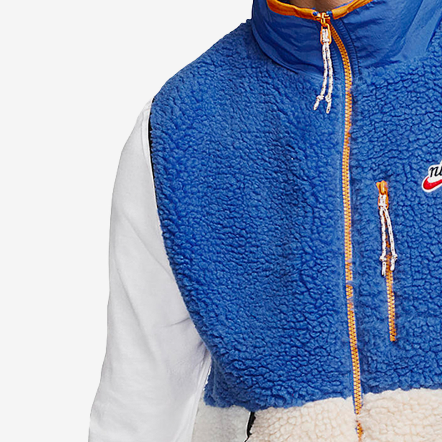 Nike/耐克正品拼接男子运动休闲训练保暖无袖马甲CD3142-480 - 图0