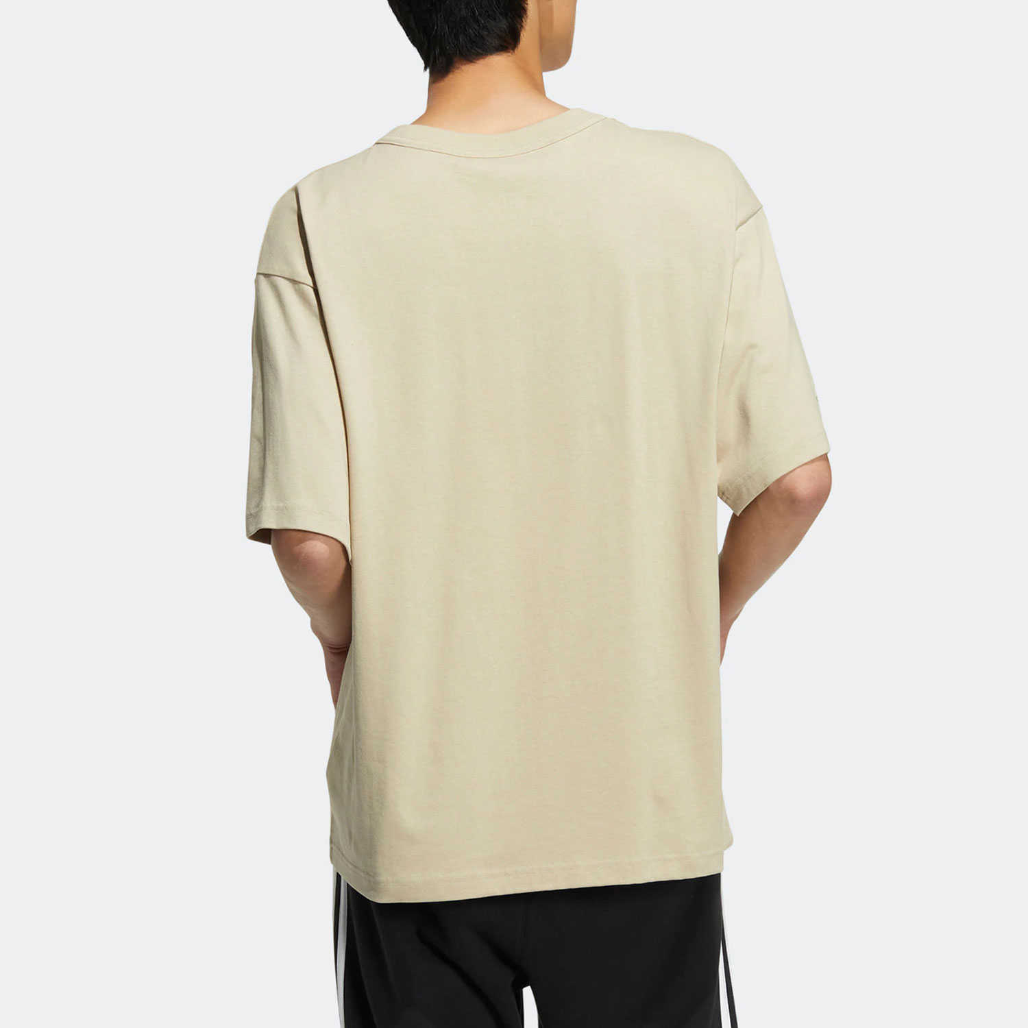 Adidas/阿迪达斯正品夏三叶草男子口袋休闲运动短袖T恤HM7991 - 图1