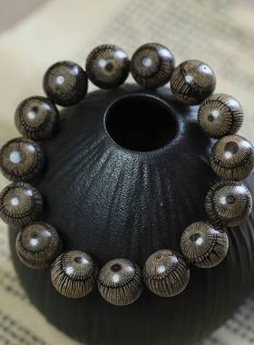 小叶买麻藤金丝藤2.0手串鬼眼对眼文玩单圈手链男女款