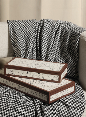 收纳盒组合香薰衣帽间手表床头柜高档咖啡杯摆件样板间香氛首饰盒