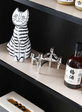 酒柜装饰品摆件现代简约套装组合