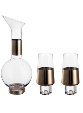 摆件饰品展厅玻璃酒水托盘