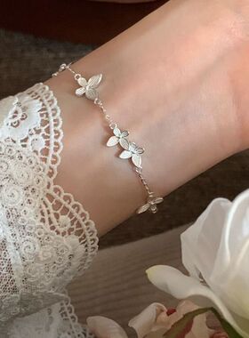 仙气温柔气质高级感蝴蝶手链女轻