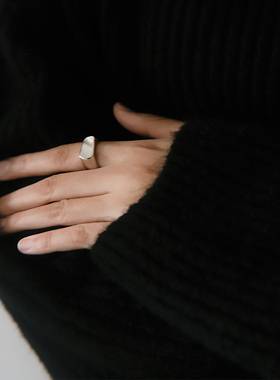 扭转戒指极简高级开口可调节