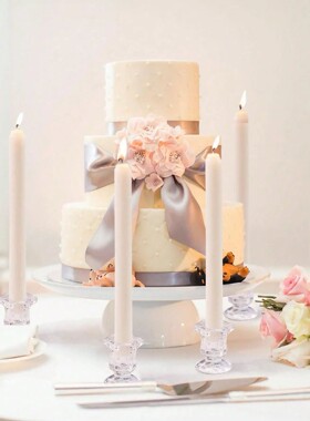 1/6pcs Bulk Candle Holders, Christmas Candle Holder, Set Of