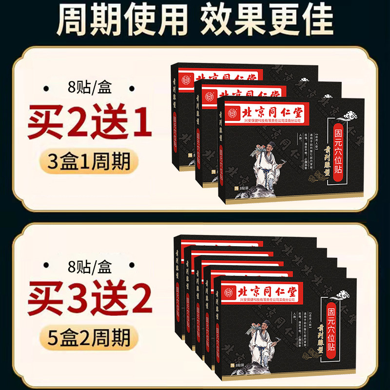 前列腺炎穴位贴调理增生肥大钙化灶 飞纯度膏药贴（器械）