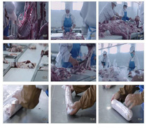 Goat Meat Meat Butcher Slaughterhouse Frozen Cow Lamb Processed Meat Processed Meat Products Video Material