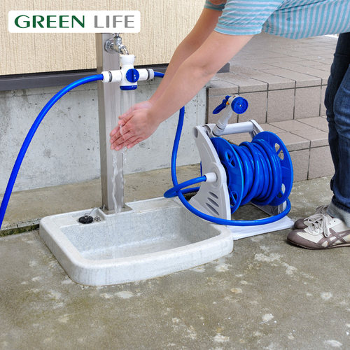 GREENLIFE 4分家用分水器水龙头户外开关庭院水龙头快接头分流器 - 图0