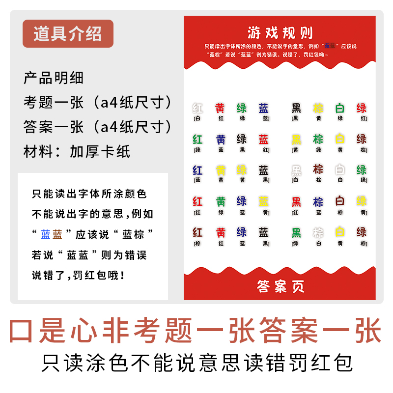 结婚接亲搞笑道具口是心非婚礼整蛊新郎伴郎拦门堵门创意游戏卡-图2