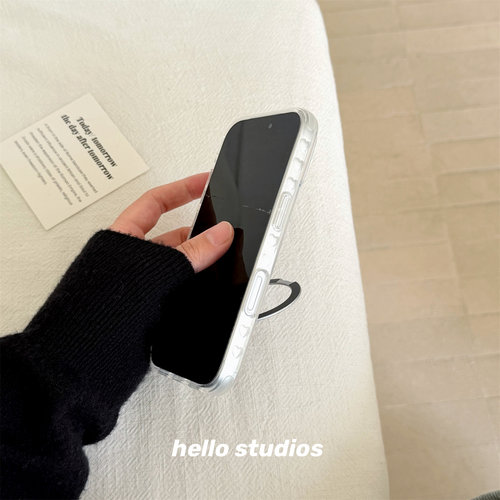 hello studios可爱波点米菲兔360支点支架手机壳适用苹果17promax新款iPhone16PRo/14pro壳15/17pro - 图3