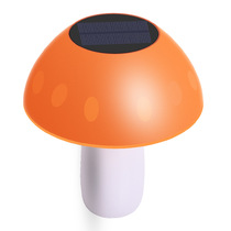 Solar Lamp Outdoor Waterproof Patio Mushroom Lamp Straw Terrace Lamp Column Head Villa Garden Courtyard Decoration View Light