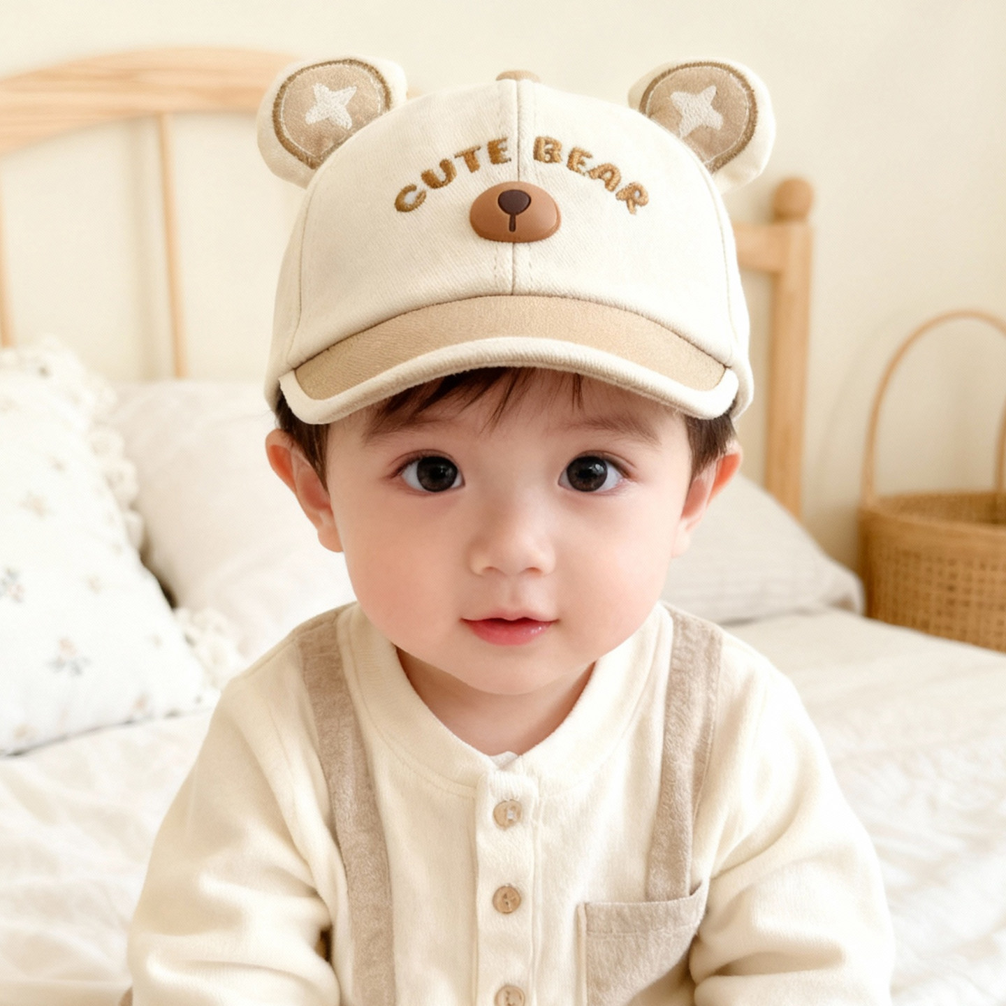 儿童帽子男孩小童棒球帽春秋季薄款遮阳宝宝鸭舌帽可爱超萌一岁帽,淘宝优惠券,粉丝福利购,淘宝优惠卷