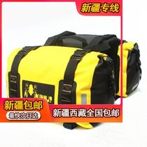 Xinjiang Tibet locomotive side bag waterproof and covered Sichuan Tibetan locomotive equipment safety helmet bag rear seat bag tail wrap