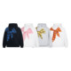 Original American preppy style bow hooded sweatshirt for women