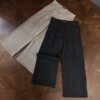 TR split A-line casual wide-leg suit pants