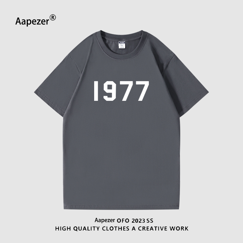 AAPEZER純棉短袖t恤女2023春季新款簡約寬松休閑百搭上衣_aapezer旗艦店_女裝/女士精品