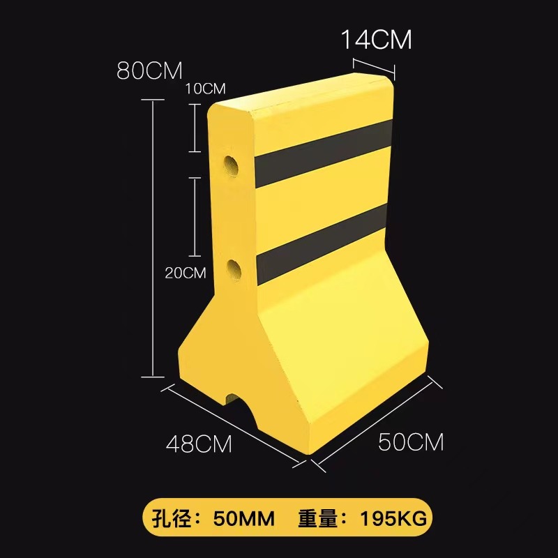 广西南宁厂家直销水泥隔离防撞墩交通高速防护栏施工隔离墩警示墩-图2