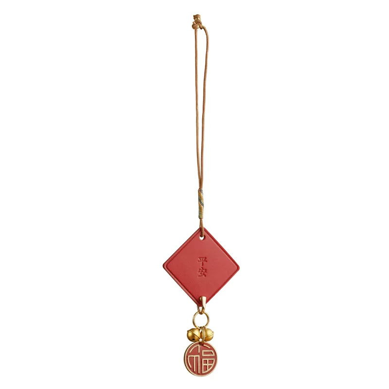 Бмв, роскошное рубиновое подвесное украшение для автомобиля, защитный талисман для мужчин и женщин, зеркало заднего вида, украшение, интернет-знаменитость, простой и элегантный дизайн