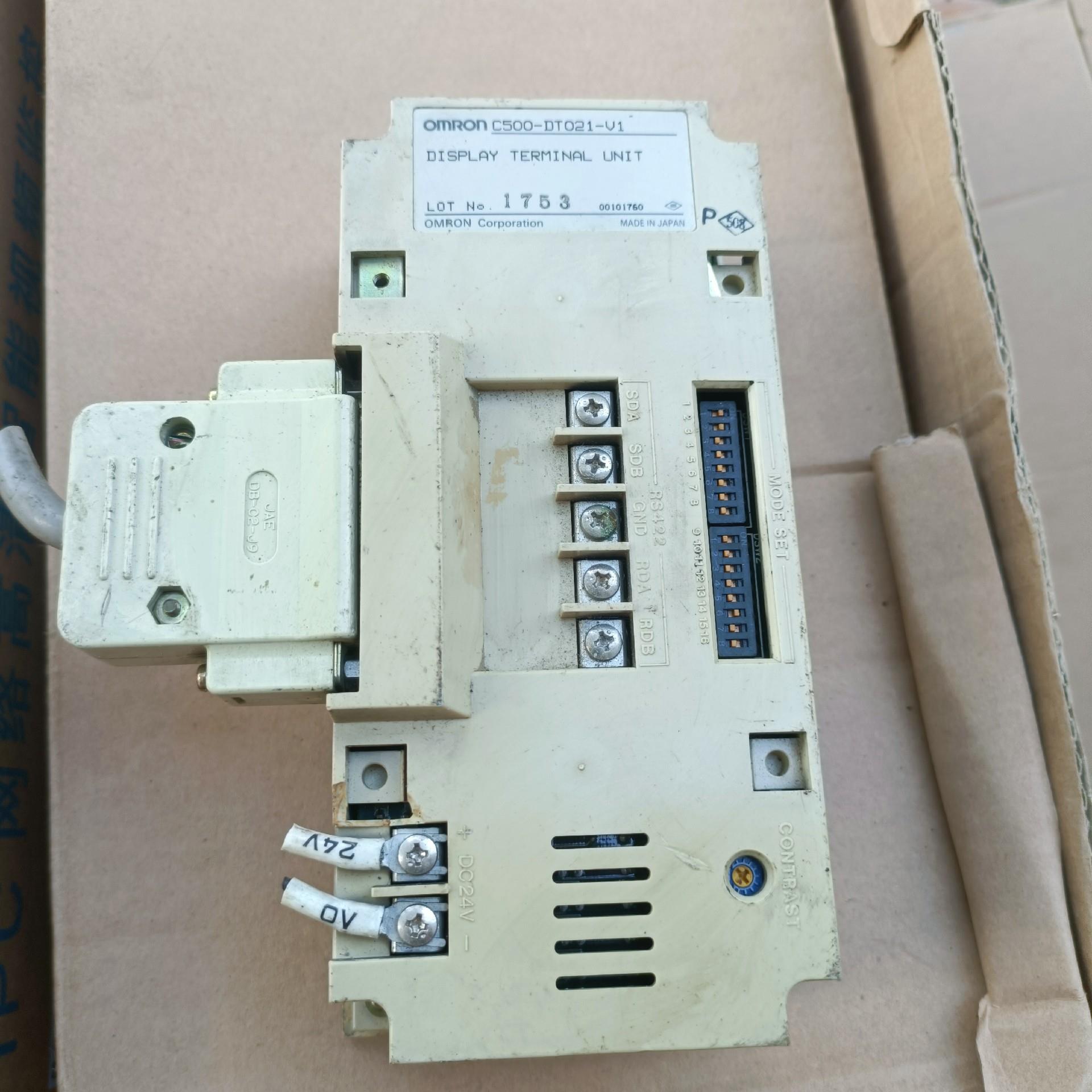 二手拆机文本显示屏 OMRONC500-DT021-V1通电如图洁川议价 - 图0