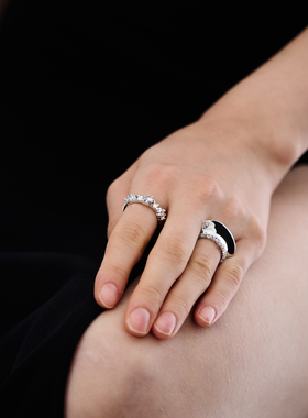 TOGGLER仲夏梦925银镶钻裙摆戒指