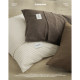 100 cotton pure cotton mocha muffin yarn Maillard contrast color A bed sheet and quilt cover four-piece set