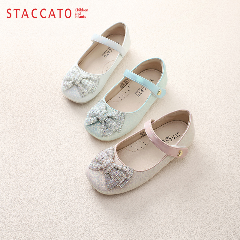 Staccato Kids 思加图 23年款 蝴蝶结水钻公主鞋 天猫优惠券折后¥139包邮(¥279-140)28~35码多色多款可选 Staccato Kids 思加图 23年款 蝴蝶结水钻公主鞋 天猫优惠券折后¥139包邮(¥279-140)28~35码多色多款可选