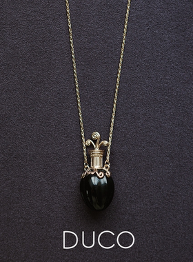 Fidiora系列晶石花瓶项链水晶925银个性创意高级【新品】