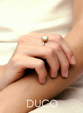 Fidiora系列琉璃纹理戒指镶嵌复古高级感【新品】