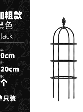 加粗款高档花架铁艺爬藤架月季玫瑰铁线莲攀藤架花盆固定植物支架