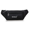 Fashionable sports waist bag versatile nylon diagonal straddle bag waterproof running bag mobile phone bag men and women marathon multi-function bag