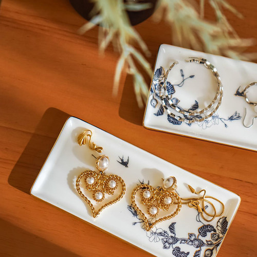 RoyalDutch皇家荷兰茶与花的邂逅骨瓷首饰盒饰品收纳盒闺蜜礼物 - 图2