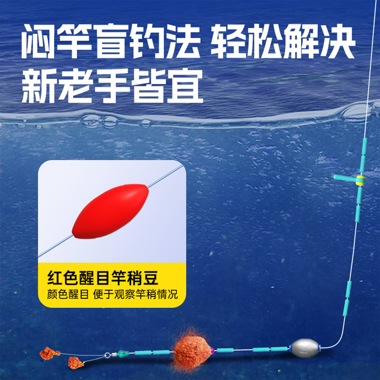 久岩闷竿流水线组成品主线全套抗走水免调漂跑铅无结绑法鱼线套装,淘宝优惠券,粉丝福利购,淘宝优惠卷