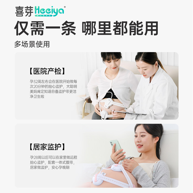 喜芽胎心监护带产检胎监带医院同款托腹带加长孕妇专用监测绑带,淘宝优惠券,粉丝福利购,淘宝优惠卷