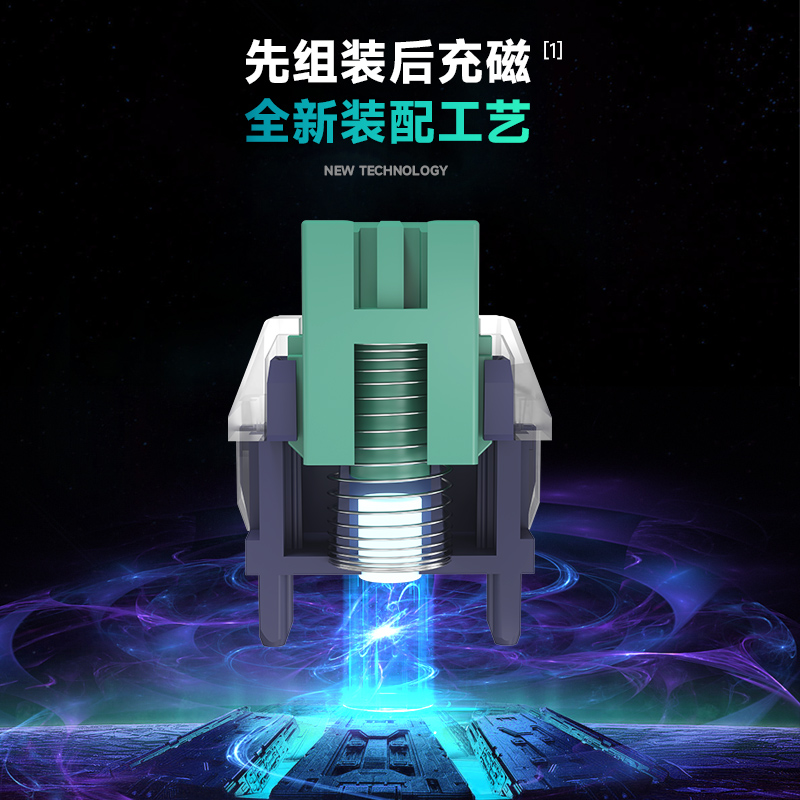 凯华KAILH 封底磁轴磁神轴键盘快触发游戏电竞专用rgb线性WOOTING - 图2