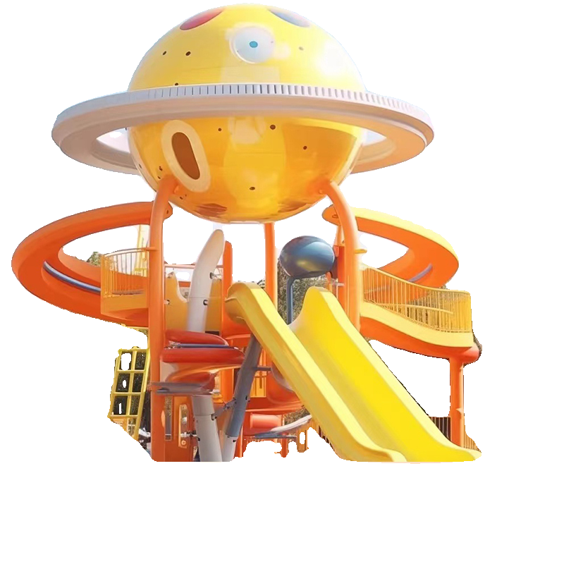 户外不锈钢滑梯非标游乐设备景区公园大型无动力儿童乐园设施定制 - 图3