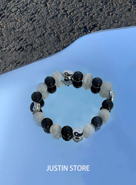 太极两仪手链男款新中式国风