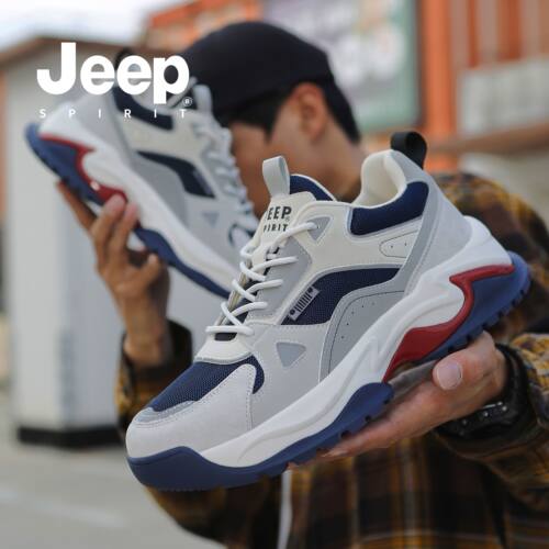 JEEPSPIRIT吉普老爹鞋男秋季新款网面鞋厚底增高鞋爆款时尚休闲鞋 - 图3