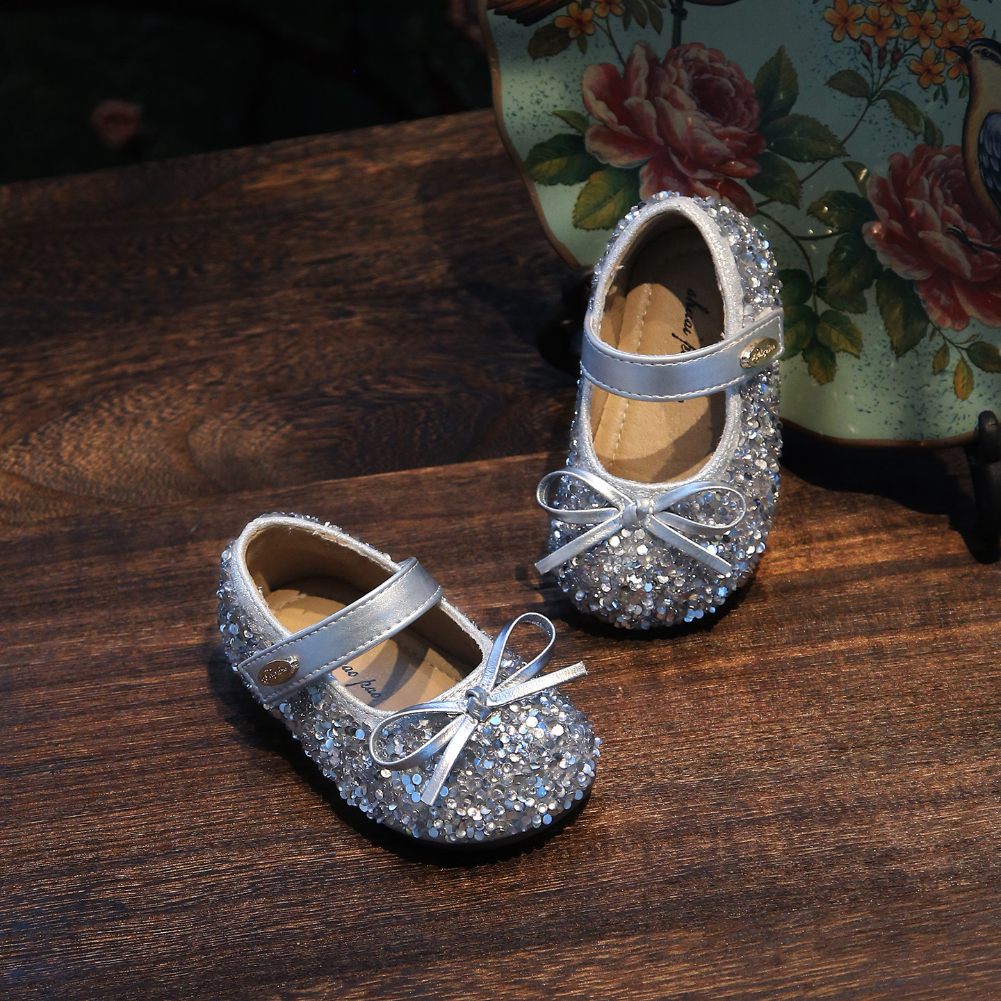 春季新款女童水晶鞋洋气公主鞋宝宝单鞋女孩小皮鞋软底婴幼儿鞋子,淘宝优惠券,粉丝福利购,淘宝优惠卷