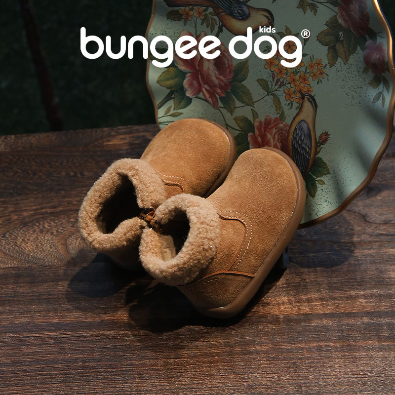 儿童雪地靴宝宝加绒短靴冬季新款男女小童保暖棉靴软底学步婴儿鞋,淘宝优惠券,粉丝福利购,淘宝优惠卷