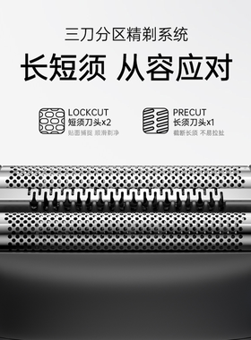 便携往复式剃须刀剃净：第一名】