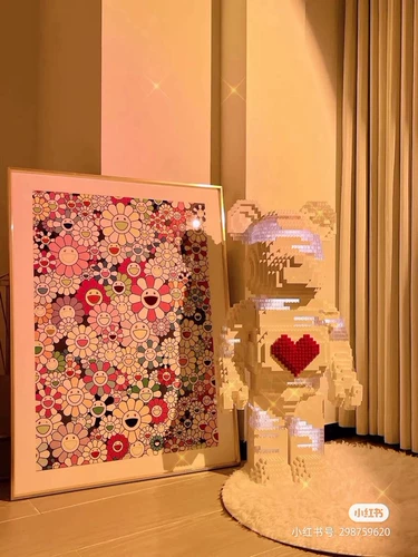 Lego, конструктор, интеллектуальная игрушка, 4580 шт, мелкие частицы, подарок на день рождения, антистресс