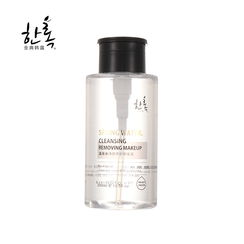 韩露水净颜养护卸妆液300眼影眼线口红彩妆腮红温和j3803化妆品 - 图0