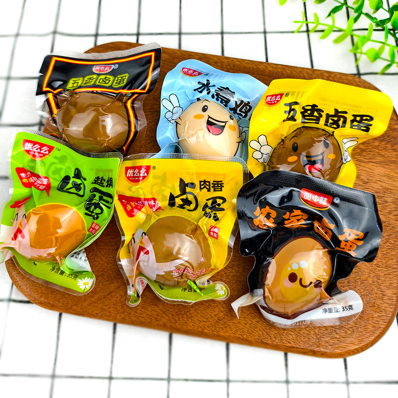 优么么水煮鸡蛋卤蛋熟鸡蛋五香盐焗蛋35g农家卤蛋无皮即食肉香蛋,淘宝优惠券,粉丝福利购,淘宝优惠卷