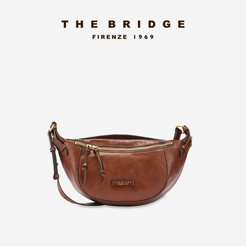 The Bridge/桥牌  STODO系列手工牛皮植鞣工艺女士胸包,淘宝优惠券,粉丝福利购,淘宝优惠卷