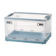 Large book storage box side open door outdoor car student dormitory book box toys and debris transparent finishing box