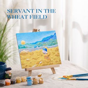 一件福雕家饰立体亲子DIY儿童成人油画工艺礼品手绘玩作