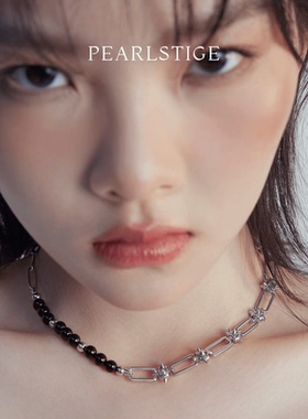 PEARLSTIGE至如荆棘黑玛瑙项链
