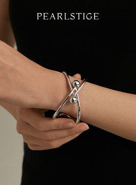 PEARLSTIGE小众设计感蝴蝶手镯