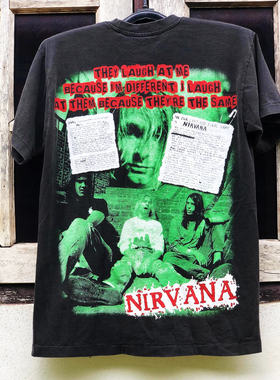 Vintage摇滚美式街头朋克穿搭T恤