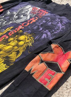 X-MAN X战警系列电影标语潮流加大码潮无性别宽松垂感百搭长袖T恤